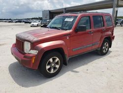 Salvage cars for sale from Copart West Palm Beach, FL: 2008 Jeep Liberty Sport