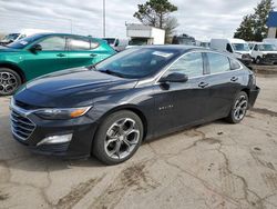 Salvage cars for sale at Woodhaven, MI auction: 2021 Chevrolet Malibu LT