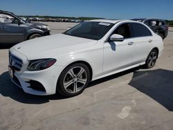 Salvage cars for sale at Grand Prairie, TX auction: 2017 Mercedes-Benz E 300