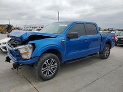 Ford salvage cars for sale: 2021 Ford F150 Supercrew