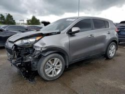 Salvage cars for sale at Moraine, OH auction: 2017 KIA Sportage LX