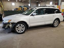 Salvage cars for sale from Copart Blaine, MN: 2009 Subaru Outback 2.5I Limited