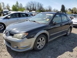 Salvage cars for sale at Portland, OR auction: 2006 Subaru Impreza Outback Sport