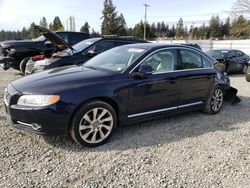 Salvage cars for sale at Graham, WA auction: 2013 Volvo S80 3.2