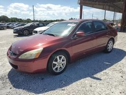 Honda Accord EX salvage cars for sale: 2003 Honda Accord EX