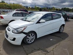 Salvage cars for sale from Copart Portland, OR: 2012 Hyundai Accent GLS