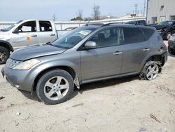 Salvage cars for sale from Copart Appleton, WI: 2005 Nissan Murano SL