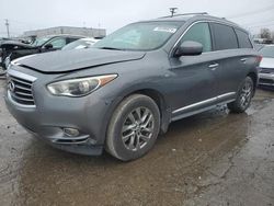 Salvage cars for sale at Chicago Heights, IL auction: 2015 Infiniti QX60
