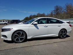 Salvage cars for sale at Brookhaven, NY auction: 2018 Honda Accord Sport