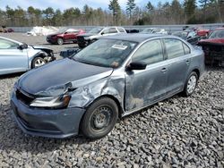 Salvage cars for sale at Windham, ME auction: 2016 Volkswagen Jetta S