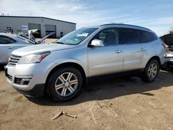 Chevrolet Traverse salvage cars for sale: 2015 Chevrolet Traverse LT