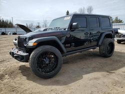 Vehiculos salvage en venta de Copart Bowmanville, ON: 2022 Jeep Wrangler Unlimited Rubicon