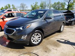 Salvage cars for sale at Bridgeton, MO auction: 2018 Chevrolet Equinox LT