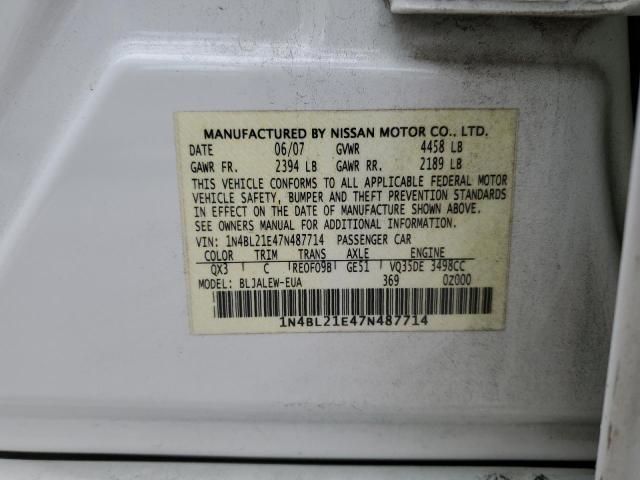 2007 Nissan Altima 3.5SE