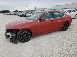 Salvage cars for sale from Copart New Braunfels, TX: 2021 BMW 330I