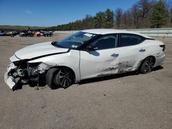 Salvage cars for sale at Brookhaven, NY auction: 2021 Nissan Maxima SV