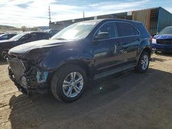 Salvage cars for sale at Colorado Springs, CO auction: 2016 Chevrolet Equinox LS
