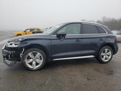 Salvage cars for sale at Brookhaven, NY auction: 2019 Audi Q5 Premium Plus