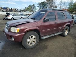 Salvage cars for sale at New Britain, CT auction: 2002 Nissan Pathfinder LE