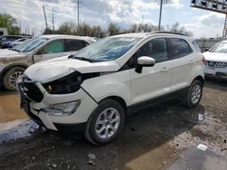 Salvage cars for sale from Copart Columbus, OH: 2020 Ford Ecosport SE