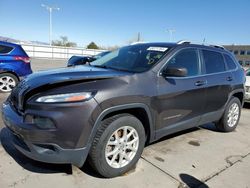 Salvage cars for sale from Copart Littleton, CO: 2016 Jeep Cherokee Latitude