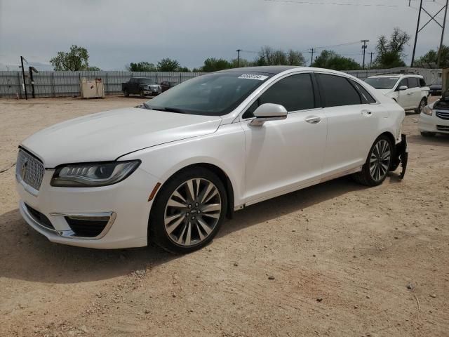 2017 Lincoln MKZ Select