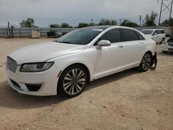 Lincoln MKZ Vehiculos salvage en venta: 2017 Lincoln MKZ Select