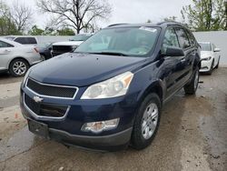 Salvage cars for sale at Bridgeton, MO auction: 2010 Chevrolet Traverse LS