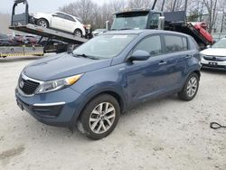 Salvage cars for sale at North Billerica, MA auction: 2016 KIA Sportage LX