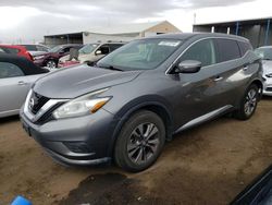 Salvage cars for sale at Brighton, CO auction: 2015 Nissan Murano S