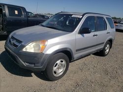 Salvage cars for sale at Sacramento, CA auction: 2002 Honda CR-V LX