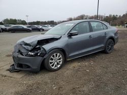 Salvage cars for sale at East Granby, CT auction: 2011 Volkswagen Jetta SE