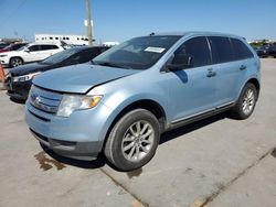 Salvage cars for sale at Grand Prairie, TX auction: 2008 Ford Edge SE