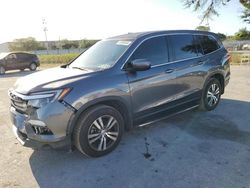 Salvage cars for sale at Orlando, FL auction: 2016 Honda Pilot EXL