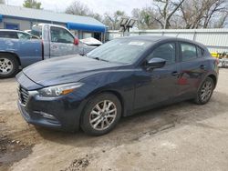 Salvage cars for sale at Wichita, KS auction: 2017 Mazda 3 Sport