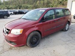 Salvage cars for sale from Copart Hurricane, WV: 2014 Dodge Grand Caravan SE