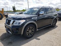 Nissan Armada SV salvage cars for sale: 2017 Nissan Armada SV