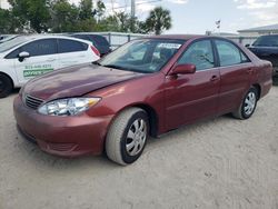 Salvage cars for sale from Copart Riverview, FL: 2005 Toyota Camry LE