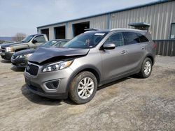 Salvage cars for sale from Copart Chambersburg, PA: 2018 KIA Sorento LX