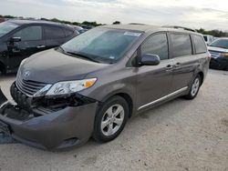 Toyota Sienna le Vehiculos salvage en venta: 2017 Toyota Sienna LE