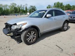 Salvage cars for sale from Copart Baltimore, MD: 2009 Infiniti FX35