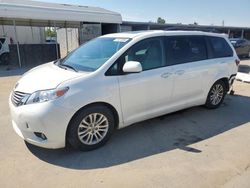 Salvage cars for sale from Copart Fresno, CA: 2017 Toyota Sienna XLE