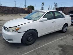 Salvage cars for sale at Wilmington, CA auction: 2004 Toyota Camry LE