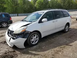 Salvage cars for sale at Gainesville, GA auction: 2006 Toyota Sienna XLE