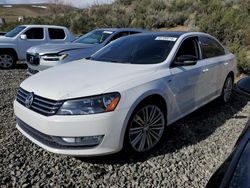 Salvage cars for sale from Copart Reno, NV: 2015 Volkswagen Passat SE