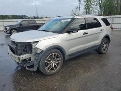 Ford Explorer Sport salvage cars for sale: 2016 Ford Explorer Sport