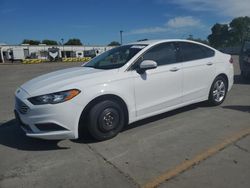 Salvage cars for sale at Sacramento, CA auction: 2018 Ford Fusion SE