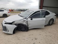 Salvage cars for sale from Copart Houston, TX: 2022 Toyota Camry LE