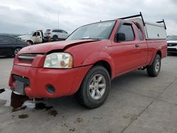 Salvage cars for sale from Copart Grand Prairie, TX: 2002 Nissan Frontier King Cab XE