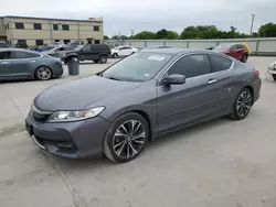 Salvage cars for sale from Copart Wilmer, TX: 2016 Honda Accord EXL